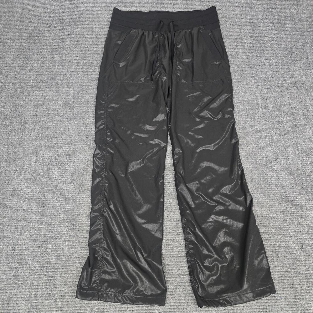 Lululemon Dance Studio Mid-Rise Pant Shine 10 Luxe Shine Foil Print Black